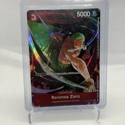 One Piece TCG Roronoa Zoro (Gift Collection 2023) Alt Art ST01-013 Promo - Image 1