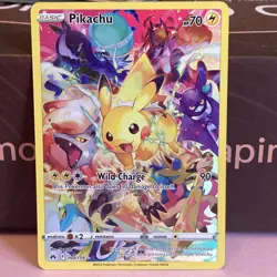Pikachu Full Art Holo Secret Rare 160/159 Crown Zenith Pokemon TCG Card - Image 1