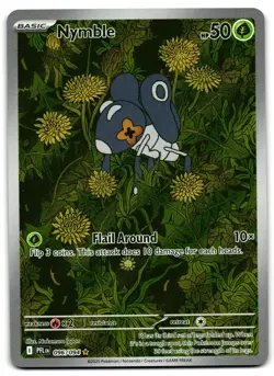 Nymble 096/094 - Phantasmal Flames Illustration Rare Pokemon TCG - M/LP Card - Image 1