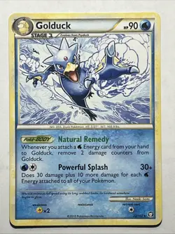 Golduck 22/102 Rare Triumphant Pokemon Card 2010 - Image 1