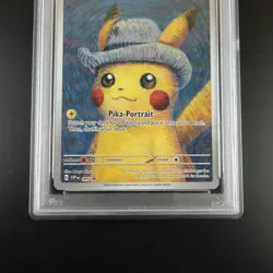 PSA 9 Pikachu with Grey Felt Hat SVP 085 Pokemon Van Gogh Graded Card - Image 3