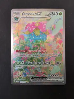 Venasaur ex 198/165 - S&V 151 - Special Illustration Rare - Pokemon TCG Card LP - Image 2