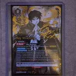 Fullmetal Alchemist Roy Mustang Full Art Foil Raid Union Arena Card - Image 1