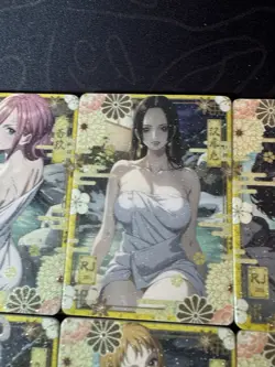 One Piece 6 Collectible Character Anime Waifu Cards CCG Beauty Waifu Onsen - Image 3
