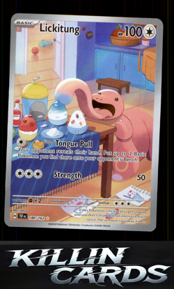 Lickitung - 180/162 180/162 Pokemon Illustration Rare SV05: Temporal Forces Card - Image 1