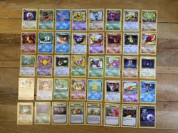 Pokemon TCG Team Rocket Bundle 40X CARDS No Duplicates Vintage WOTC - Image 1