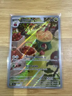 Pokemon TCG Appletun Card 211/191 Surging Sparks Illustration, Rare - Image 1
