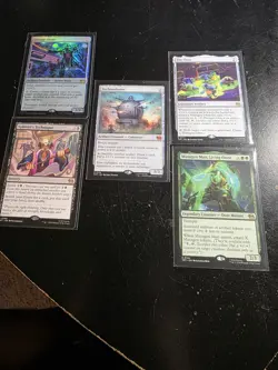 MTG TMNT Artifact Villain Lot Technodrome Mythic The Ooze Splinter EDH NM - Image 1
