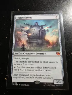 MTG TMNT Artifact Villain Lot Technodrome Mythic The Ooze Splinter EDH NM - Image 3