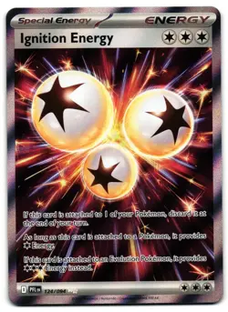 Ignition Energy 124/094 - 🌊 Phantasmal Flames Ultra Rare Pokemon TCG 🖤 - M/LP - Image 1