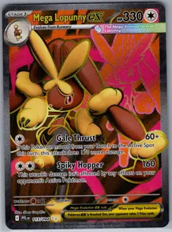 Mega Lopunny ex 115/094 ME02: Phantasmal Flames - Pokemon Card - NM - Image 1