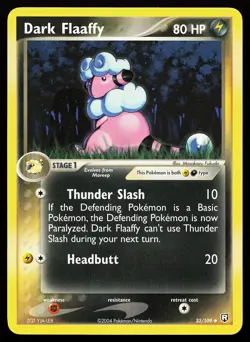 Dark Flaaffy 33/109 Uncommon Team Rocket Returns Pokemon Card - Image 1