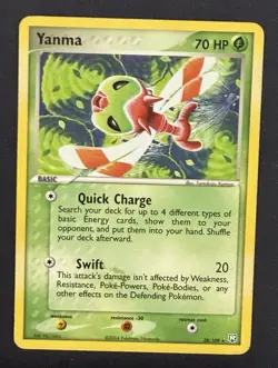 Yanma 28/109 Rare Team Rocket Returns LP Pokemon TCG - Image 1