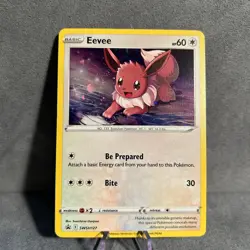 Eevee SWSH127 Holo Sword & Shield Promo Pokemon NM - Image 1
