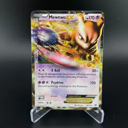 Mewtwo EX 54/113 Holo Rare EX Legendary Treasures Pokemon LP - Image 1