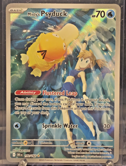 Pokemon TCG #193/182 Misty’s Psyduck Illustration Rare Sv10: Destined Rivals NM - Image 2