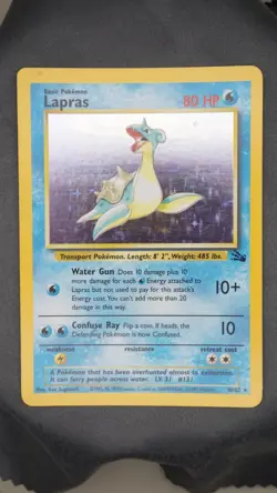 Lapras 10/62 - Fossil Set - LP - Holo - Pokemon TCG - Vintage 1999 - Image 1