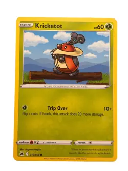 New: 2023 Pokemon TCG Kricketot 010 Crown Zenith Regular Common - Image 1
