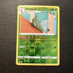 Metapod 002/192 Reverse Holo Uncommon - Rebel Clash - Pokemon - LP - Image 1