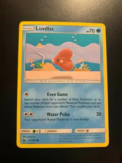 Pokemon TCG Luvdisc Common Regular Celestial Storm 44/168 - Image 1