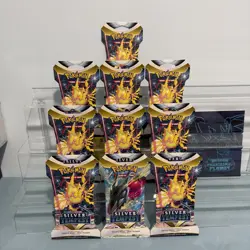 9x Silver Tempest Sleeved Booster Packs - Factory Sealed Pokemon TCG 🔥 - Image 1