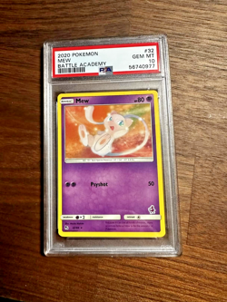 Pokemon Mew Battle Academy 2020 #32 PSA 10 Gem Mint Slab 32/68 Mewtwo Stamped - Image 1
