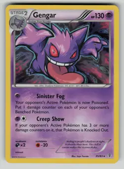 Gengar 35/83 Holo Rare Generations Pokemon MP - Image 1