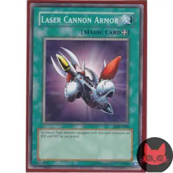 Yugioh Laser Cannon Armor LOB-E069 Common NM - Image 1