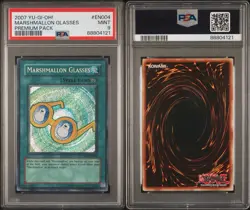2007 Yu-Gi-Oh! Premium Pack Marshmallon Glasses EN004 PSA 9 Mint - Image 3