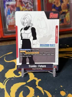 Trunks : Future - SB02-001 Gold Leader Manga Booster 02 Dragon Ball Card English - Image 2