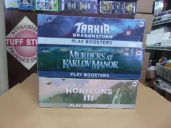 MTG MODERN 3 + MURDERS KARLOV MANOR + TARKIR PLAY SEALED BOX LOT - Image 1