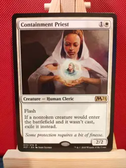 Containment Priest - Magic 2021 (M21) - NM - Rare - MTG - Image 1