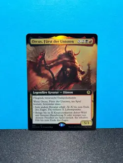 FOIL FULLART Orcus, Furst der Untoten / Orcus, Prince of Undeath - MTG Magic - Image 1