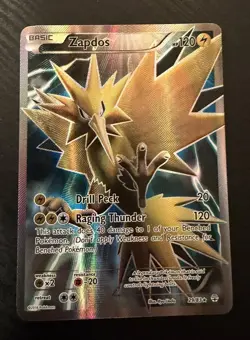 Pokemon TCG Zapdos XY Generations Full Art Ultra Rare Holo Card 29/83 - Image 1