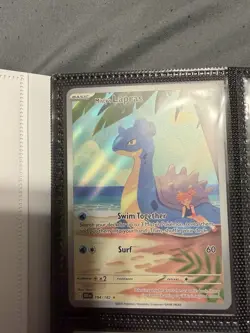 Pokemon Misty's Lapras 194/182 Destined Rivals Illustration Rare Full Art Holo … - Image 3