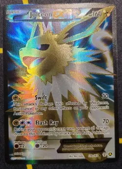 Pokemon TCG Jolteon EX Promo 28a/83 Holo Full Art - Image 1