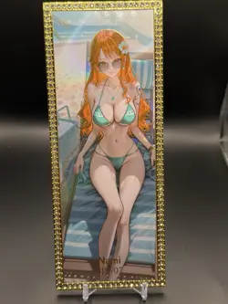 Nami Yaoguang BJN-07 Diamond Ticket One Piece Waifu Card CCG - Image 1