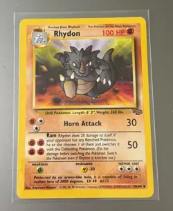 Pokemon Unlimited Jungle Rhydon 45/64 , NM-MT - Image 1