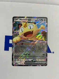 Meowth ex 062/088 DOUBLE RARE HOLO Perfect Order Pokemon TCG English Foil - Image 1
