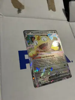 Meowth ex 062/088 DOUBLE RARE HOLO Perfect Order Pokemon TCG English Foil - Image 2