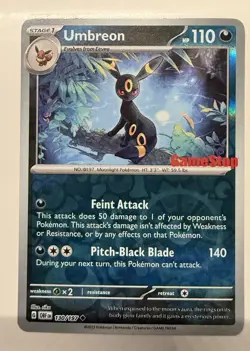 Pokemon Card - Umbreon Gamestop Promo 130/197 Reverse Holo - Image 3