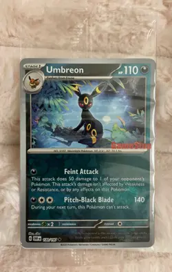 POKEMON CARD TCG SEALED UMBREON 130/197 GAMESTOP EXCLUSIVE PROMO NM - Image 1