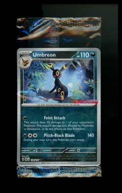 #2 Umbreon 130/197 Obsidian Flames Gamestop SEALED Promo Pokemon Card TCG - Image 1