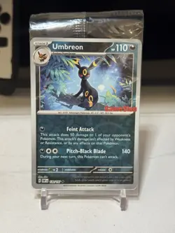 Gamestop-Stamped Umbreon SEALED Promo Holo Pokemon Obsidian Flame 130/197 - Image 1