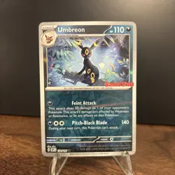 Pokemon TCG Umbreon 130/197 GameStop Promo 2023 Reverse Holo Card - Image 1
