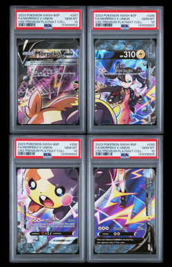 2023 Pokemon Morpeko V-Union 287-290 Sequential Set PSA 10 Gem Mint - Image 1