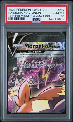 2023 Pokemon Morpeko V-Union 287-290 Sequential Set PSA 10 Gem Mint - Image 3