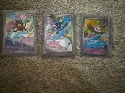 Pokemon First Partner Illustration Collection Alolan Starters - Image 1