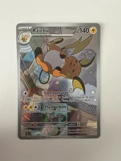 Pokemon TCG: Raichu 211/193 Illustration Rare Paldea Evolved Scarlet & Violet - Image 1