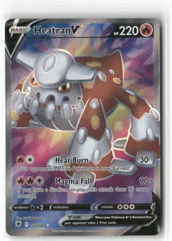 Pokemon Heatran V (Full Art) Ultra Rare SWSH10: Astral Radiance 165/189 - Image 1
